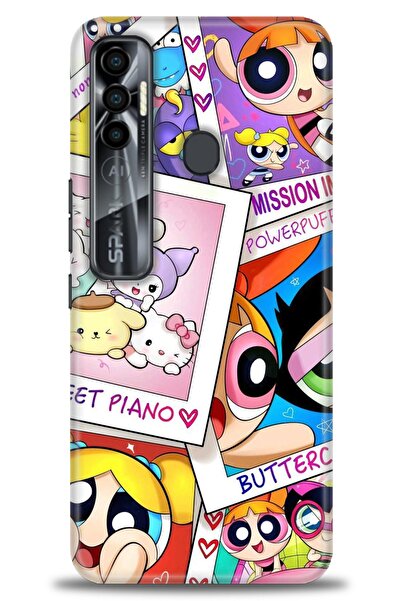 kılıfevreni غطاء متوافق مع هاتف Tecno Spark 7 Pro A+ Plus غطاء HD مطبوع - غطا...