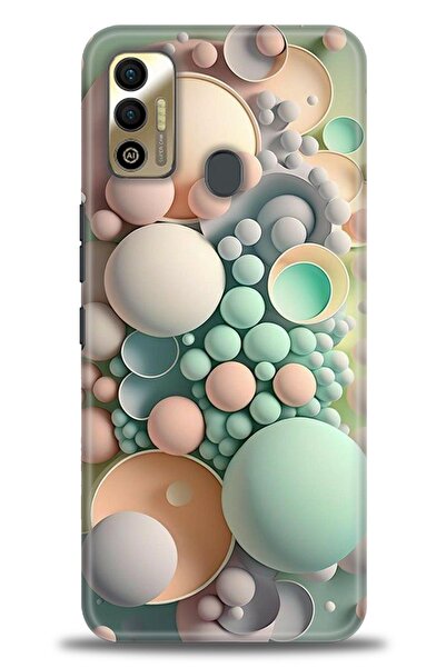 kılıfevreni غطاء متوافق مع هاتف Tecno Spark 7T A+ Plus HD مطبوع - غطاء من الس...