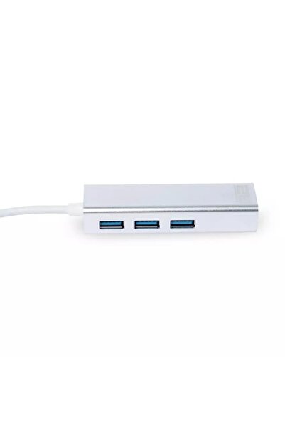 Anker 2B 3 in 1 USB HUB, 3x USB 3.0 HUB, Ethernet, Silver