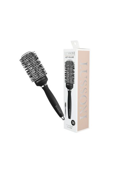 Lussoni Round Ceramic Brush - Hot Volume Hair Brush 43mm -