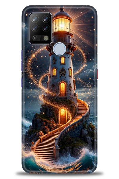 Rulet Aksesuar حافظة سيليكون HD مطبوع متوافقة مع هاتف Tecno Pova + واقي شاشة ...