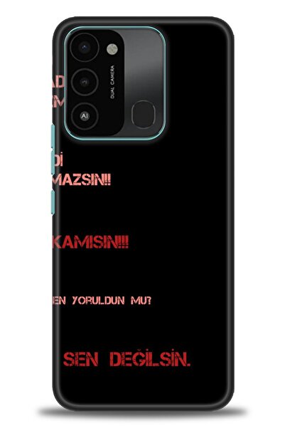 kılıfevreni غطاء متوافق مع هاتف Tecno Spark 8C A+ Plus غطاء HD مطبوع - غطاء م...