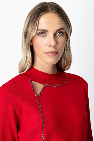 ON Window Detailed Stone Sweater -65372