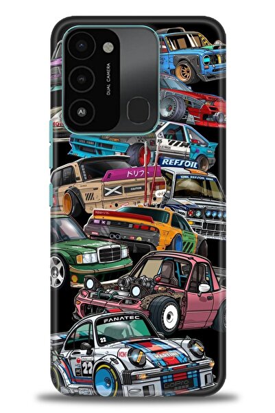 kılıfevreni غطاء متوافق مع هاتف Tecno Spark 8C A+ Plus HD مطبوع - غطاء من الس...