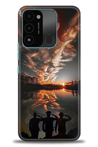 kılıfevreni غطاء متوافق مع هاتف Tecno Spark 8C A+ Plus HD مطبوع - غطاء من الس...