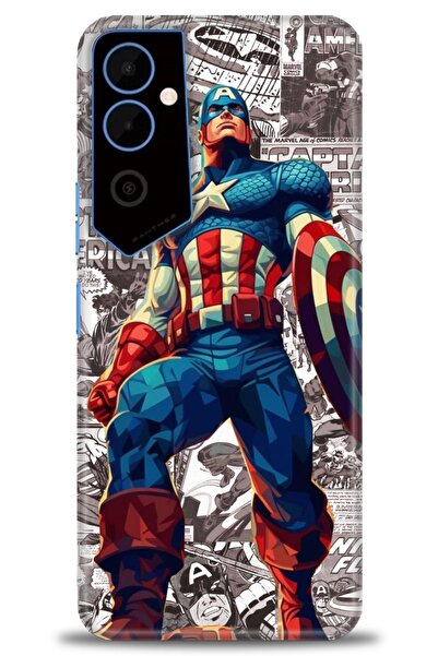 kılıfevreni غطاء تكنو بوفا نيو 2 متوافق مع A+ Plus غطاء HD مطبوع - غطاء سيليك...