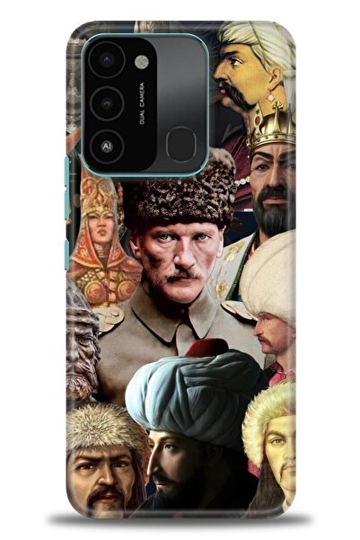 kılıfevreni غطاء متوافق مع هاتف Tecno Spark 8C A+ Plus HD مطبوع - غطاء من الس...