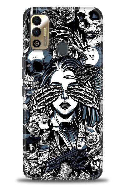 kılıfevreni غطاء متوافق مع هاتف Tecno Spark 7T A+ Plus غطاء HD مطبوع - غطاء م...