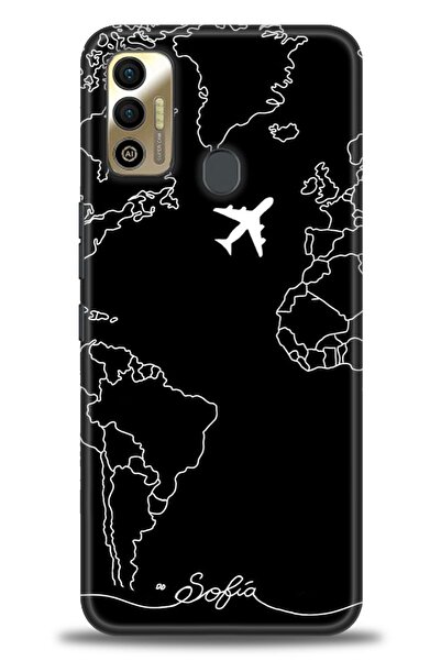 kılıfevreni غطاء متوافق مع هاتف Tecno Spark 7T A+ Plus HD مطبوع - غطاء من الس...