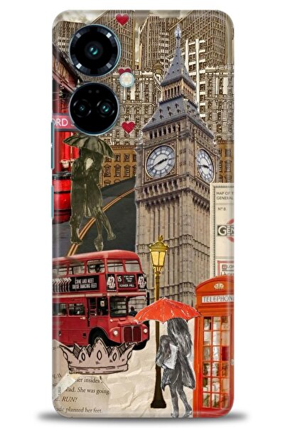 kılıfevreni غطاء متوافق مع هاتف Tecno Camon 19 Pro A+ Plus غطاء HD مطبوع - غط...