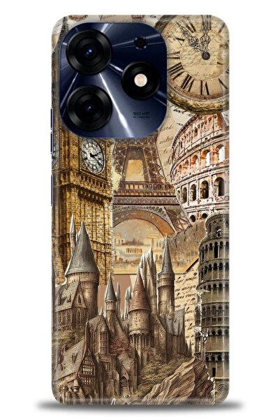 kılıfevreni غطاء متوافق مع هاتف Tecno Spark 10 Pro A+ Plus غطاء HD مطبوع - غط...