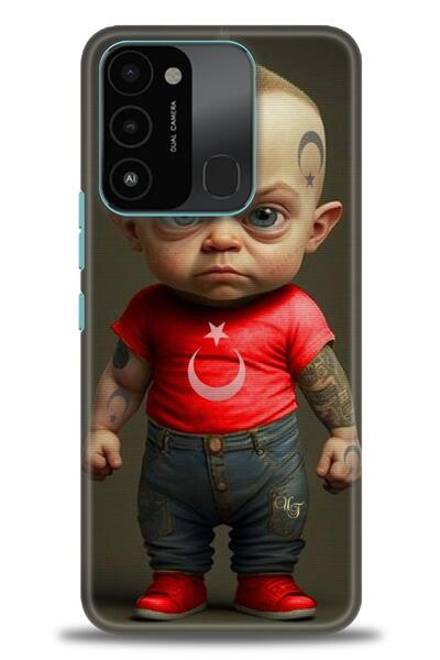 kılıfevreni غطاء متوافق مع هاتف Tecno Spark 8C A+ Plus HD مطبوع - غطاء من الس...