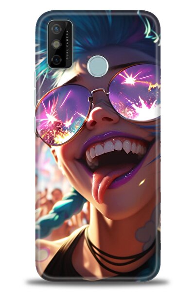 kılıfevreni غطاء متوافق مع هاتف Tecno Spark 6 Go A+ Plus HD مطبوع - غطاء من ا...