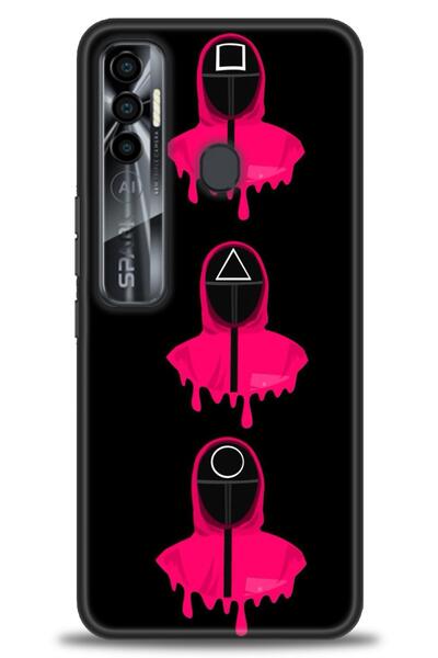 kılıfevreni غطاء متوافق مع هاتف Tecno Spark 7 Pro A+ Plus غطاء HD مطبوع - غطا...