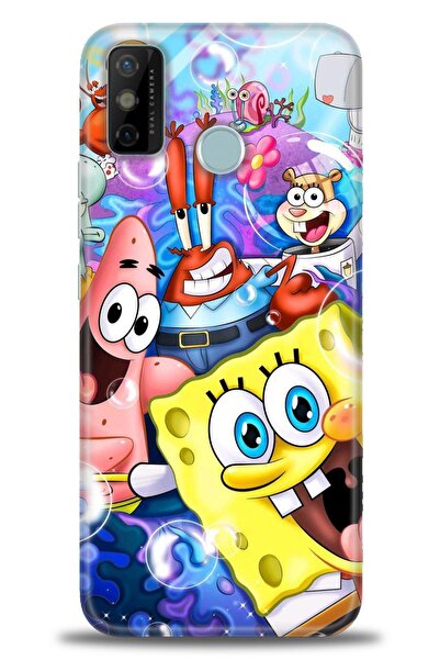 kılıfevreni غطاء متوافق مع هاتف Tecno Spark 6 Go A+ Plus غطاء HD مطبوع - غطاء...