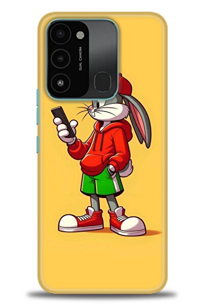 kılıfevreni غطاء متوافق مع هاتف Tecno Spark 8C A+ Plus HD مطبوع - غطاء من الس...