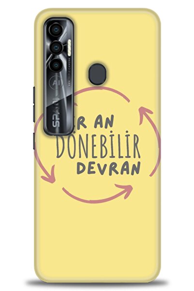 kılıfevreni غطاء متوافق مع هاتف Tecno Spark 7 Pro A+ Plus غطاء HD مطبوع - غطا...