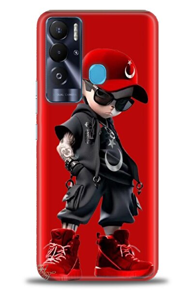 kılıfevreni غطاء تكنو بوفا نيو المتوافق مع A+ Plus غطاء HD مطبوع - غطاء سيليك...