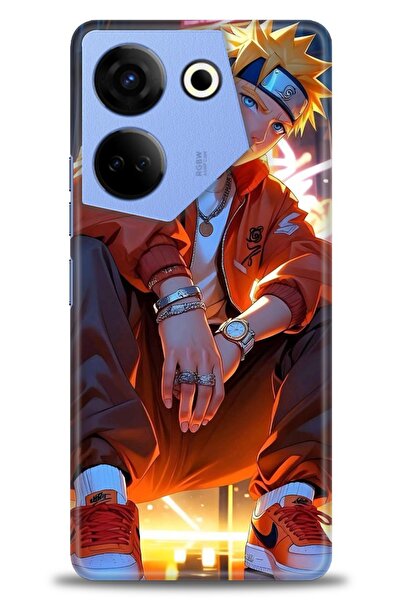 Rulet Aksesuar Tecno Camon 20 Pro 4g Compatible Hd Printed Silicone Case + Ce...