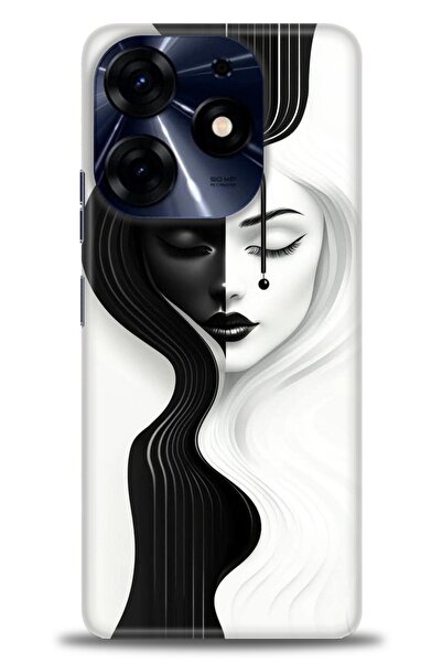 kılıfevreni غطاء متوافق مع هاتف Tecno Spark 10 Pro A+ Plus غطاء HD مطبوع - غط...