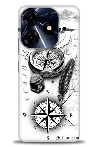 kılıfevreni غطاء متوافق مع هاتف Tecno Spark 10 Pro A+ Plus غطاء HD مطبوع - غط...