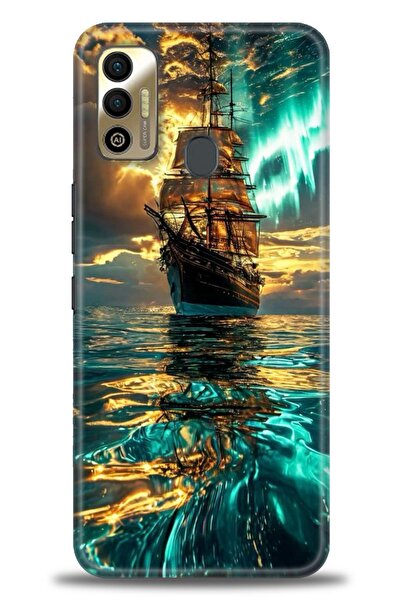 kılıfevreni غطاء متوافق مع هاتف Tecno Spark 7T A+ Plus غطاء HD مطبوع - غطاء م...