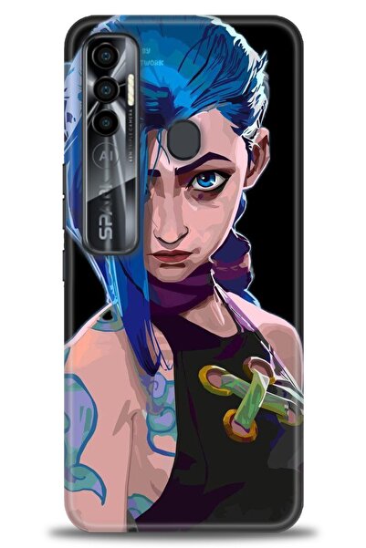 kılıfevreni غطاء متوافق مع هاتف Tecno Spark 7 Pro A+ Plus غطاء HD مطبوع - غطا...