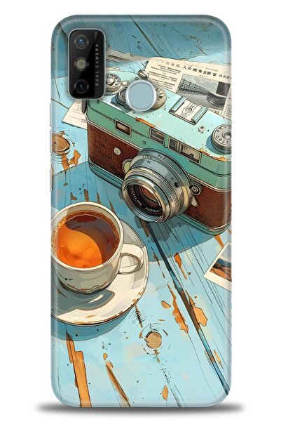 kılıfevreni غطاء متوافق مع هاتف Tecno Spark 6 Go A+ Plus غطاء HD مطبوع - غطاء...