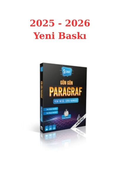 Strateji Yayınları Strateji 5. Sınıf Gün Gün Paragraf Soru Bankası 2025/26 Ye...