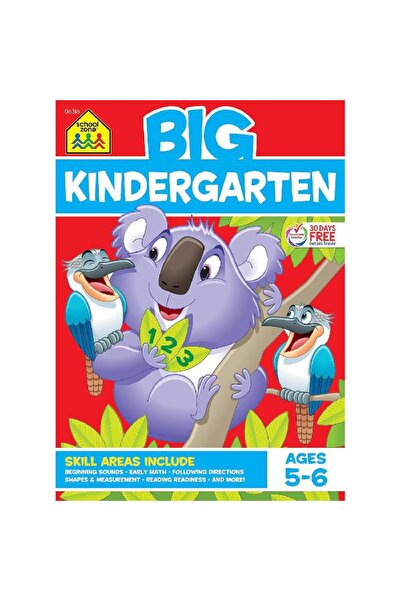 School Zone Publishing BIG Workbook: Kindergarten (Age 5-6)