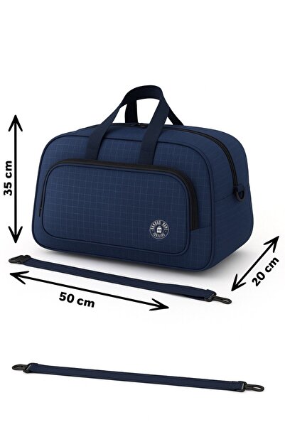 Bambus 3 Gözlü Havlu Kumaş Valiz Seyahat Tatil Spor Hastane Çok Gözlü El Ve Omuz Çantası