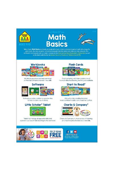 School Zone Publishing Math Basics 4