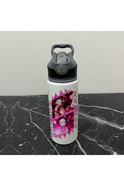 Define Moyas Demon Slayer Nezuko Cold Water Bottle with Straw