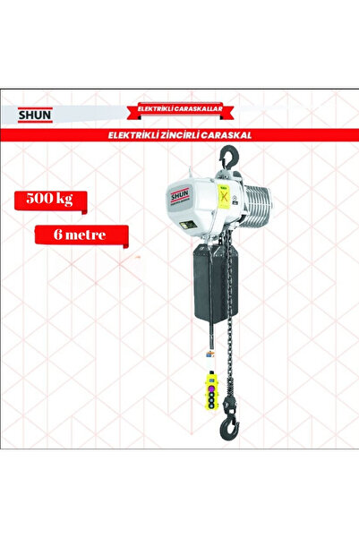 Shun Caraskal Vinç elektrikli 2 haraketli 500 kg 6 metre