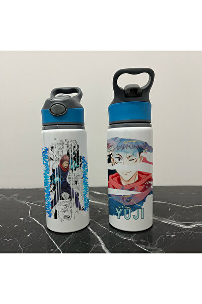 Define Moyas Jujutsu Kaisen Itadori Yuji Cold Water Bottle with Straw