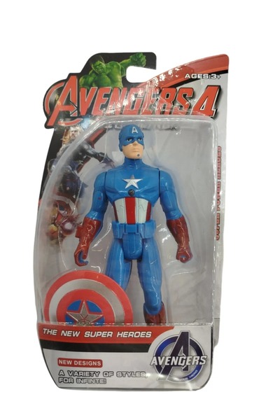 Gülce Design Educational Tutorial Children Toys Avengers Super Hero Single Figure Captain America Toy