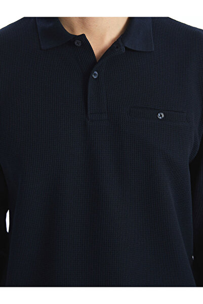 LC Waikiki Ανδρικό φούτερ με μακρυμάνικο λαιμό πόλο