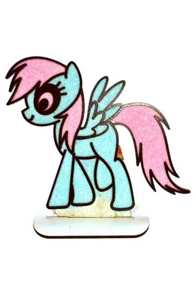 OMZ ألعاب تعليمية: لعبة تلوين الخيل الخشبية اللطيفة: ارسم واصنع تماثيلًا على ...