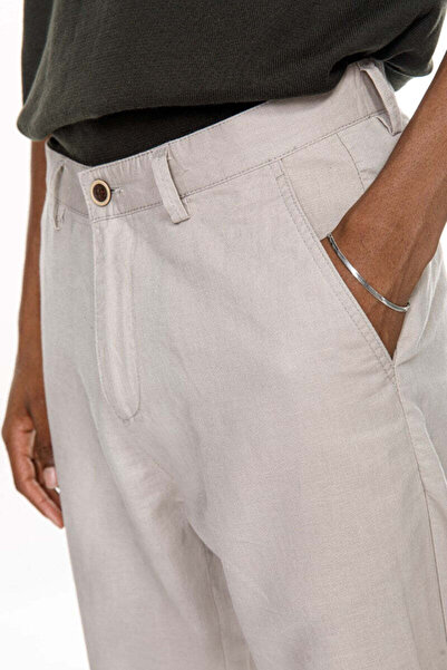 Jeanspro JEANS PRO light Beige Loose Fit Pants