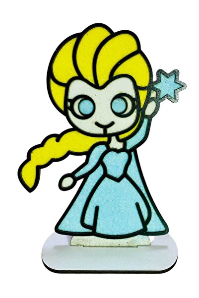 NEWBRENDHOME لعبة تعليمية للأولاد FR ozen Mavili girl لعبة تلوين خشبية بالملح...