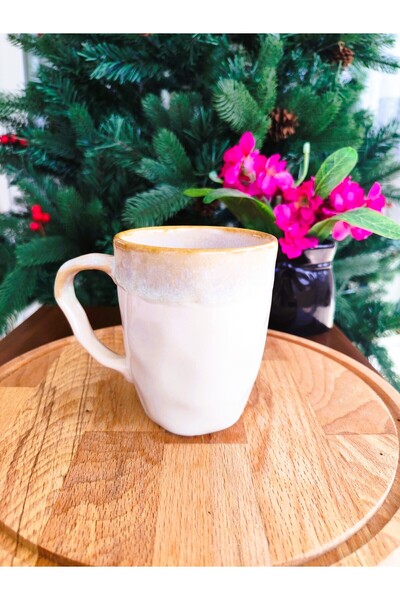 Madame Coco Belford Mug 400 ml - Beige - 1 Piece