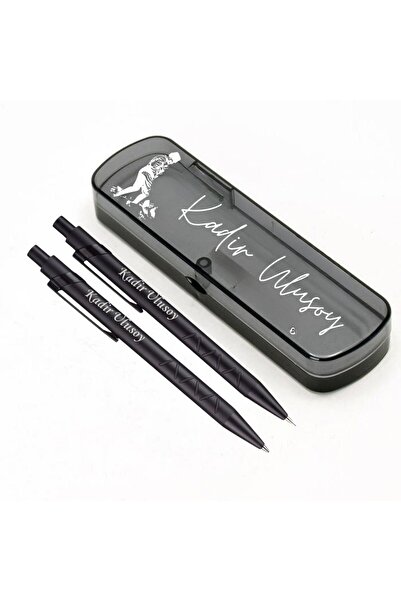 Çılgıntrend Atatürk Temalı Kişiye Özel Kalem Seti | Kutusu İsimli Hediye