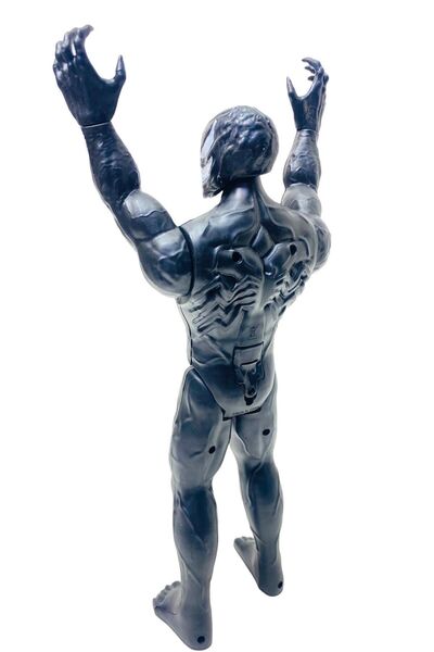 ÇEŞİT SEPETİM Children's Developmental Toys Spider-Man Venom Toy with Light and Sound 30cm Figure Spider-Man Black Girl E