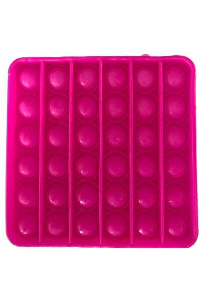 NEWBRENDHOME لعبة تعليمية للأولاد، لعبة فقاعات مربعة وردية اللون، لعبة بوش با...