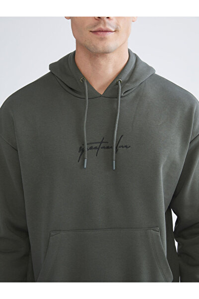 LC Waikiki Sparkling Choices from Shining Store | Printed Hooded Men's Sweatshirt