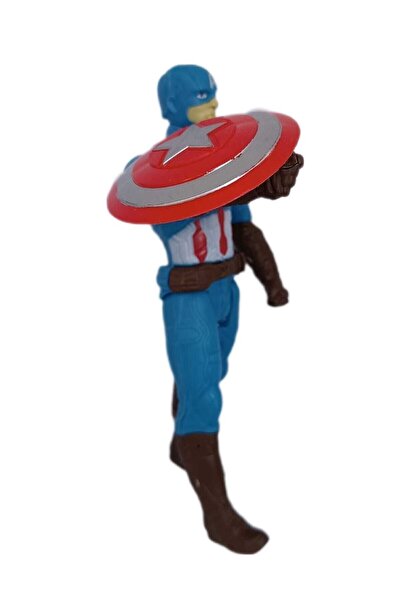 ÇEŞİT SEPETİM Children's Development Toys Toy Large Captain America Figure Light-Up Age of Ultron 15cm Avangers Capt