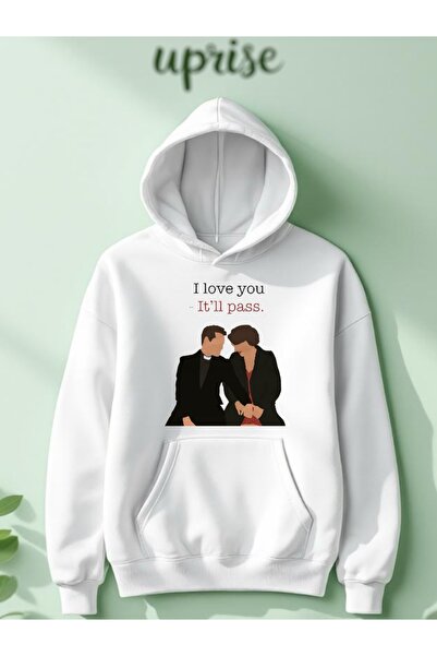 Vordevia Hanorac Fleabag cu imprimeu din bumbac cu supradimensionat fire O