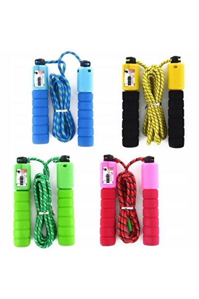 NEWBRENDHOME 1 قطعة لعبة أطفال حبل قفز مع عداد ومقبض، أداة تدريب، حبل للتماري...