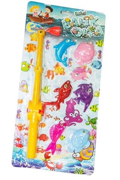 NEWBRENDHOME Eğitici Erkek Çocuk Oyuncak Mıknatıslı Olta Balık Eğitim Seti - ...