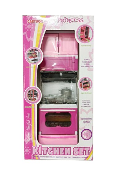 OMZ مجموعة ألعاب تعليمية للمطبخ، مجموعة مطبخ، لعبة فرن للفتيات، وحدة مطبخ، طا...